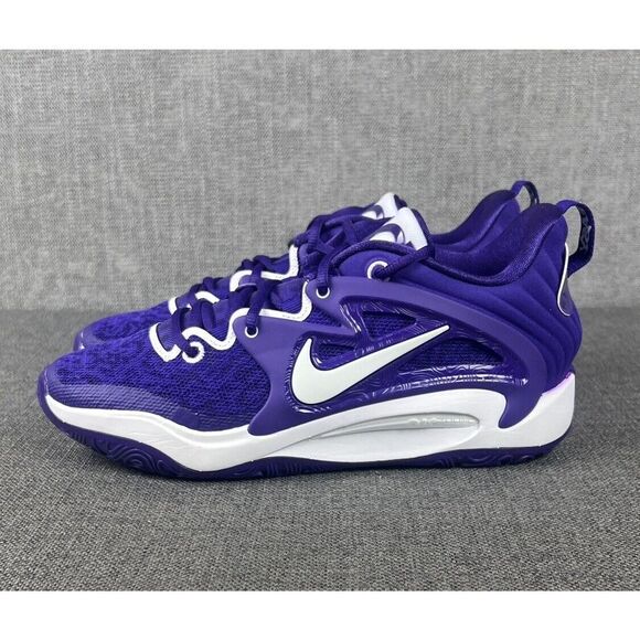 Nike KD15 TB Promo Court Purple White DX6648 500 Men's Size 10 - Picture 2 of 10